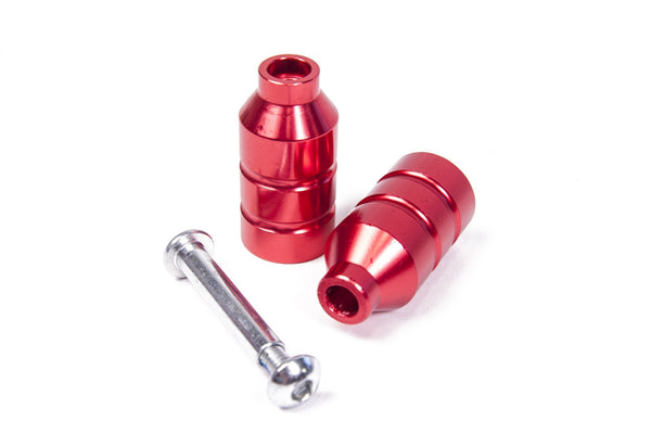 Alloy Peg - Red (pair)